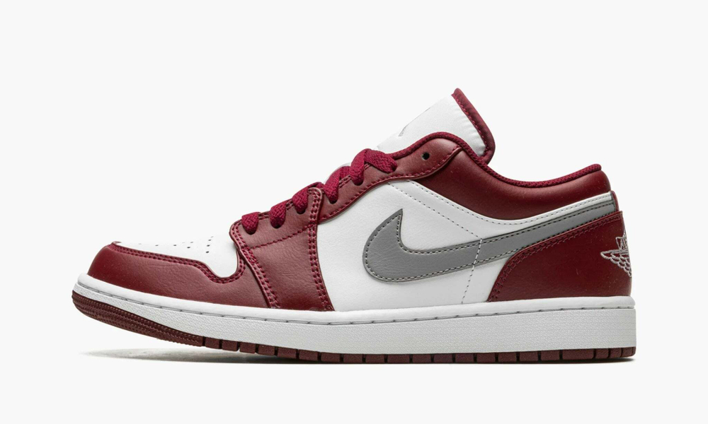 Air Jordan 1 Low "White Bordeaux"