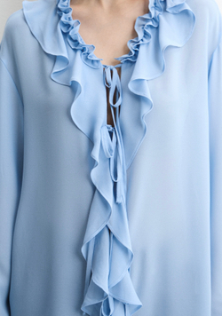 Блуза Flow голубой