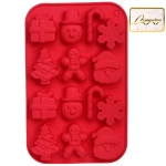 Форма силиконовая «Новогодний микс» 20*13*1,5см