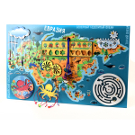 Бизиборд серии Наша планета Земля. Животный и растительный мир Евразии