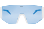 Спортивные очки GOG Baldur / Matt White-Black / White-Blue Lens