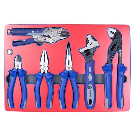 Цена на МАСТАК (5-3006) Набор шарнирно-губцевого инструмента, ложемент, 6 предметов