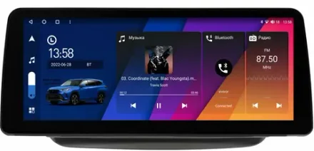 Магнитола для Mercedes-Benz B-класс (W246) 2011-2018 - Canbox H-Line 0158 монитор 12.3" QLED в стиле BMW на Android 10, ТОП-процессор, CarPlay, 4G SIM-слот