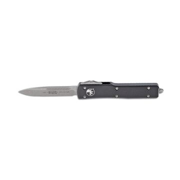 Автоматический нож Microtech UTX-70 Black 148-10 c клинком из стали Böhler M390 Microclean®, рукоять алюминий