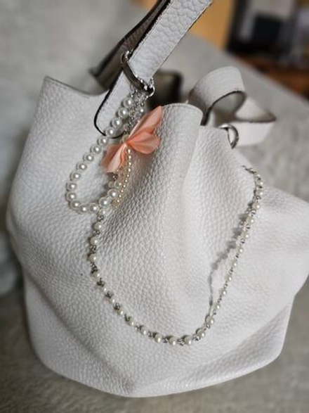 Обвес на сумку на двух карабинах, подвеска, авторская ручная работа "Стрекоза"