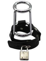 Пояс верности для мужчин от PentHouse BDSM (Цвет: черный с серебряным)