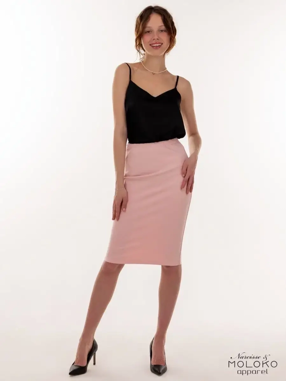 Юбка для беременных миди