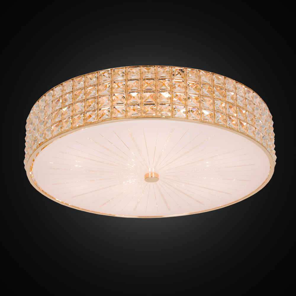 Citilux Портал CL324182 Люстра хрустальная Золото