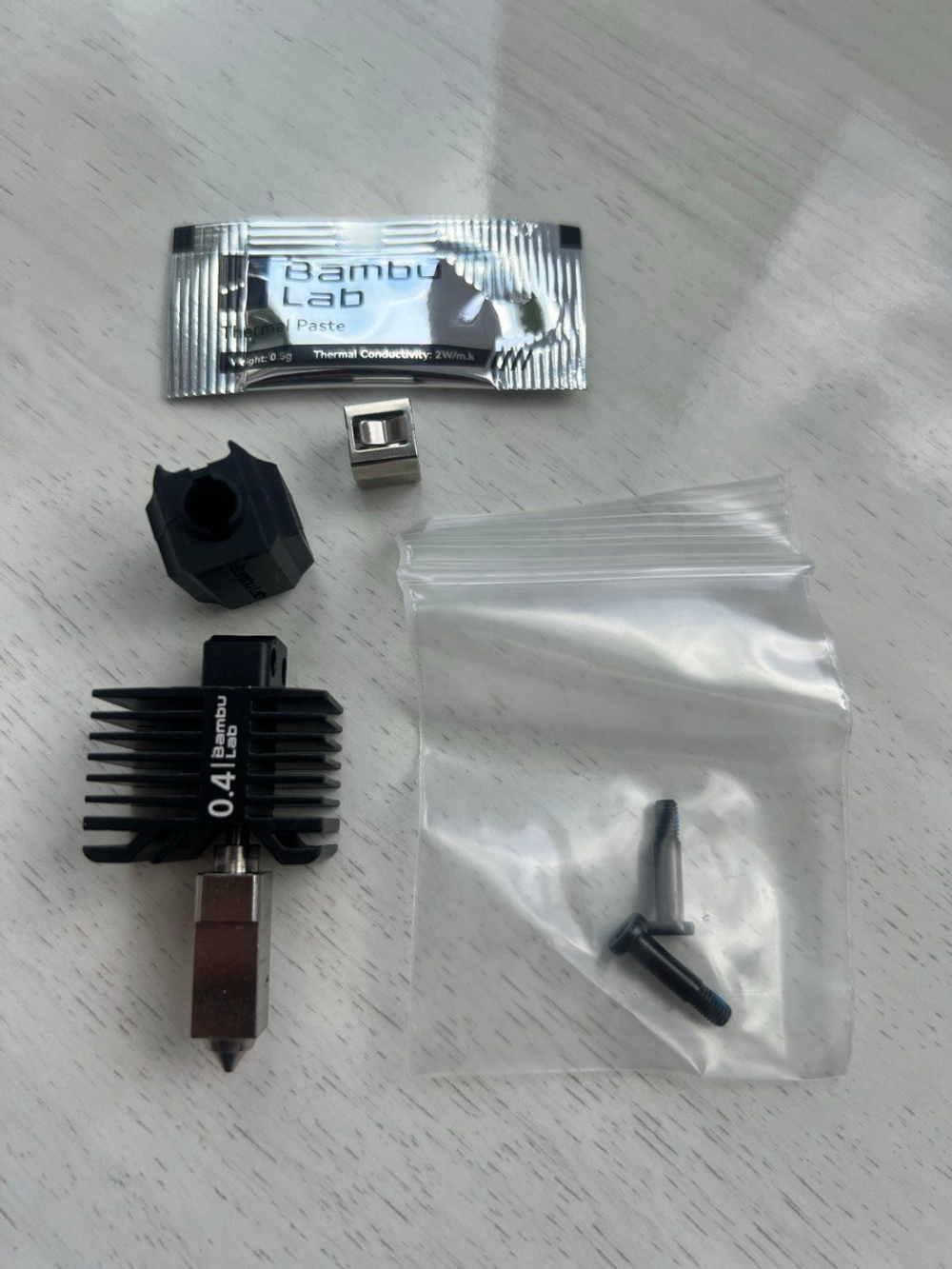 Хотенд Bambu Lab Hotend 0.4 mm X1/P1 Закалённая сталь