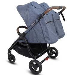Детская прогулочная коляска для двойни Valco baby Snap Duo Trend Denim