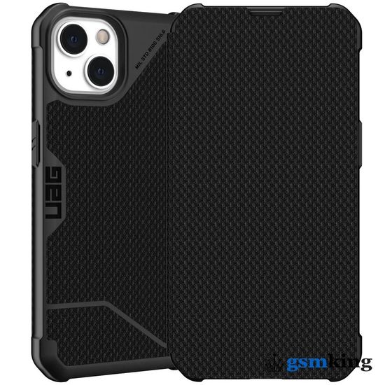 UAG Metropolis Folio Kevlar® Series Case for Apple iPhone 13 | 14 Kevlar Black (Чёрный) 113176113940