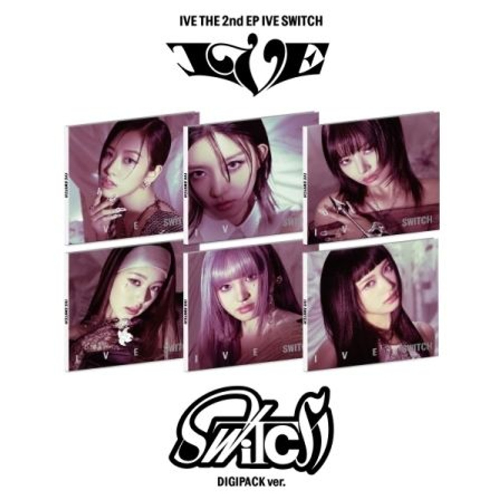 Альбом IVE - IVE SWITCH 2nd EP Album DIGIPACK 6 Version SET