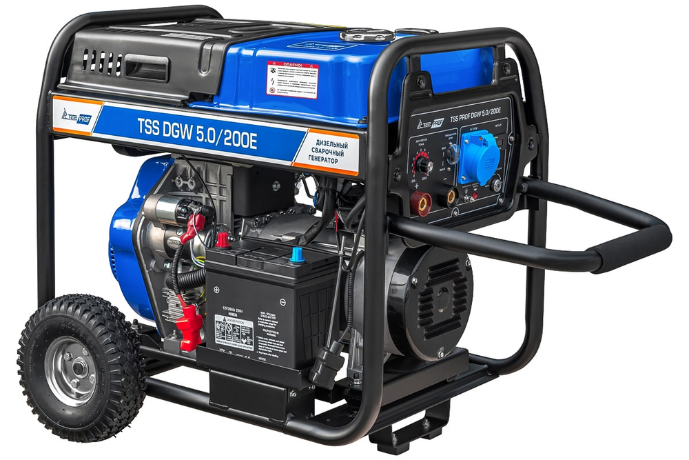 Дизельный сварочный генератор TSS PROF DGW 5.0/200E