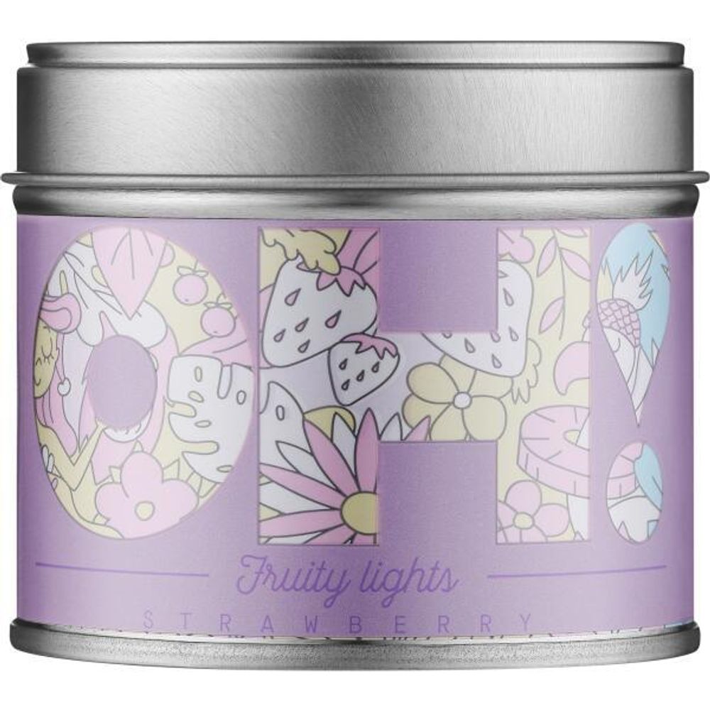 OH!TOMI Fruity Lights Strawberry Candle 185 g