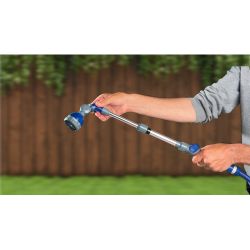 Пистолет распылитель для полива GREEN APPLE GACHW-618 телескопический, 46 см - 61 см, 8 режимов