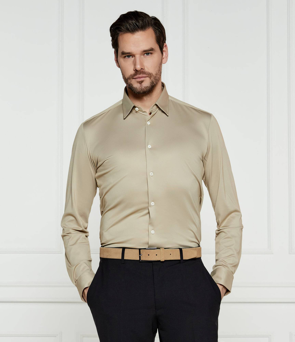 Рубашка P-ROAN-kent-C1-233 BOSS BLACK - бежевый(50533434)