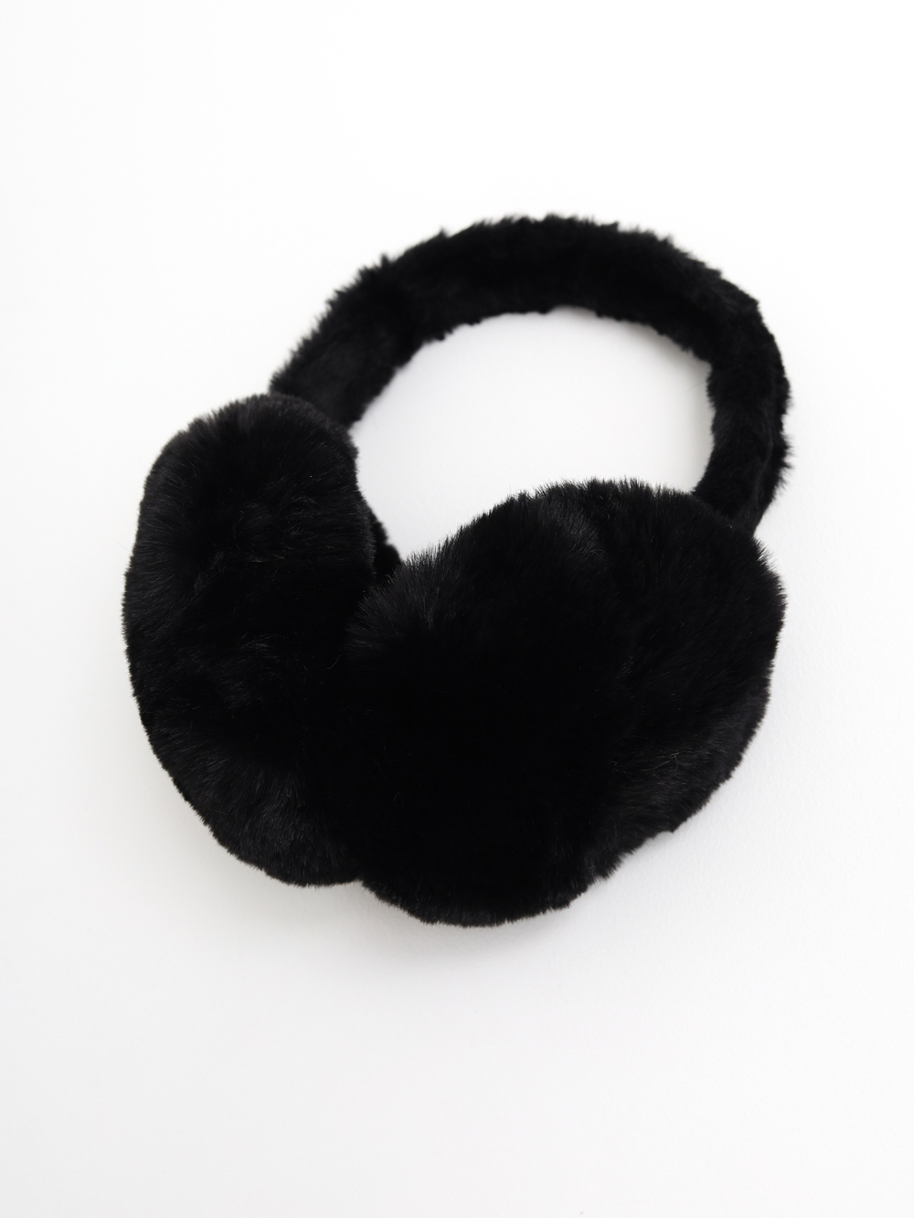 Наушники меховые FluffFold, черные