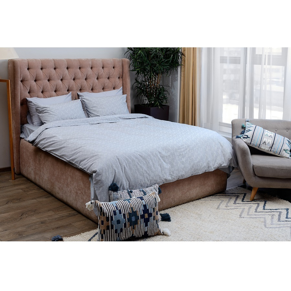 Пододеяльник жаккардовый с принтом Ягоды тайги russian north, 150х200 см