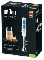 Блендер погружной Braun Multiquick 3 MQ3000 Smoothie (q)