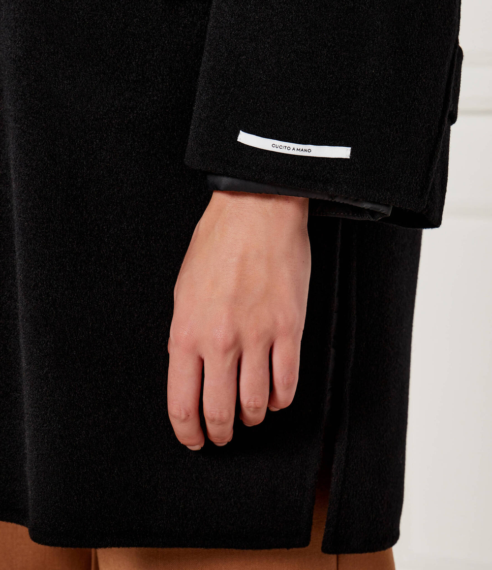 Шерстяной плащ 3в1 SALVIA Marella SPORT - черный(30360142)