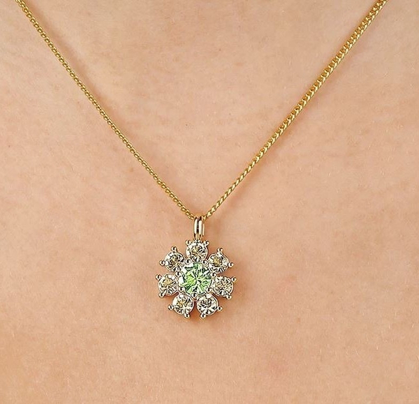 Колье Dyrberg Kern DELISE SG LIGHT GREEN/GOLDEN 440035