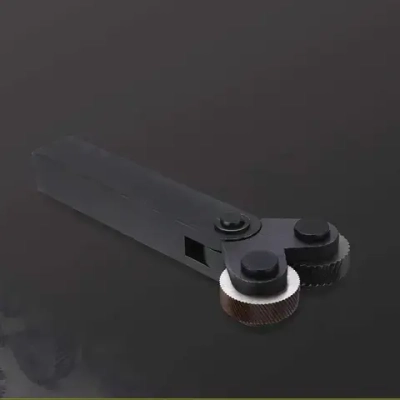 Державка для накатки косых рифлений / Набор инструментов со шкивом 25 мм для накатки на два колеса, 7 шт, для токарных станков