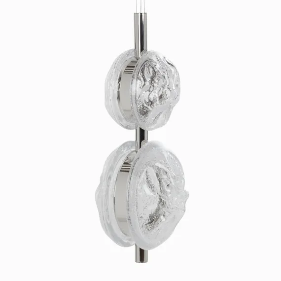 Подвесной светильник Galaxy 25х58 см, прозрачный, серый