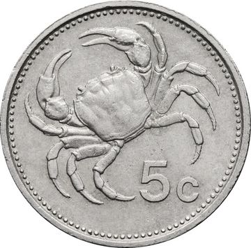 5 центов 1986 Мальта