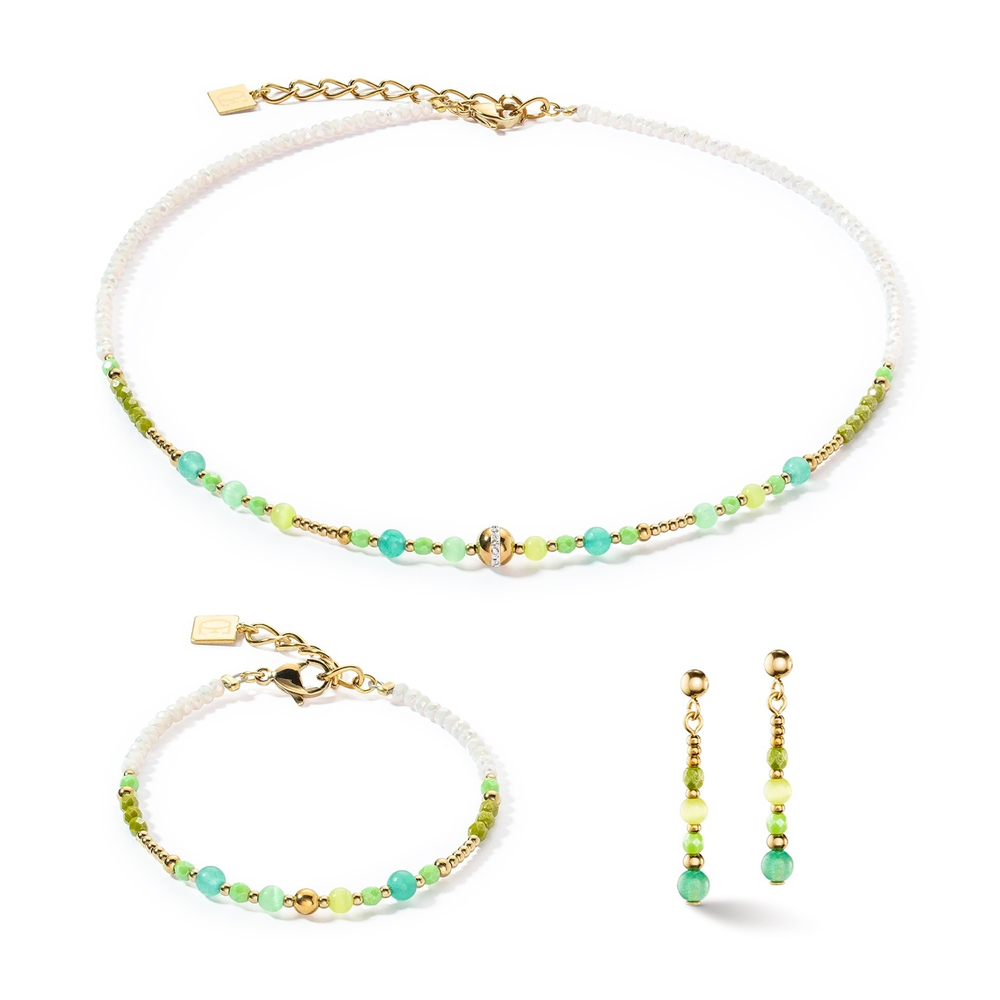 Колье Coeur de Lion Green 4350/10-0500