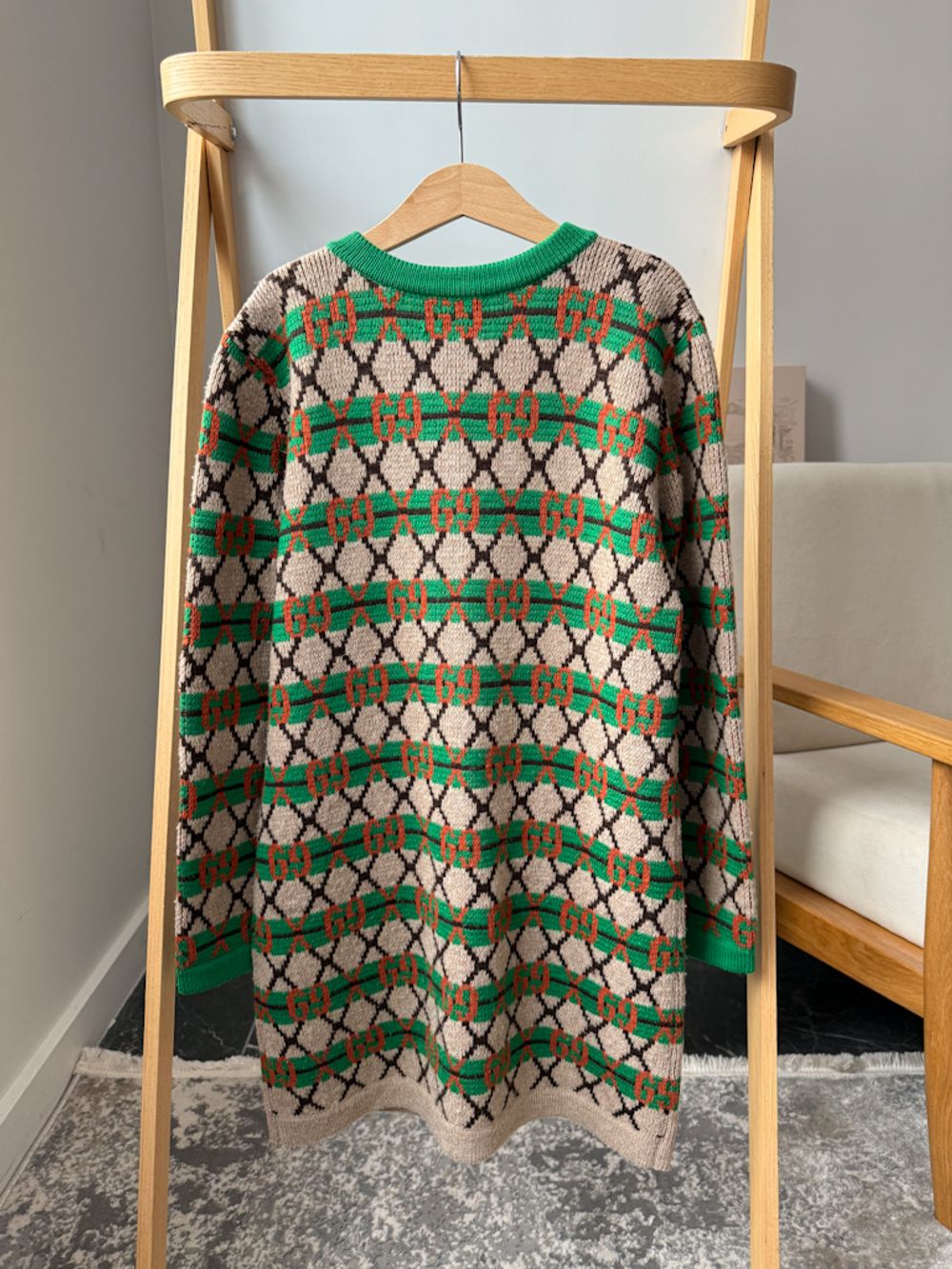 Зеленый кардиган Gucci, 128