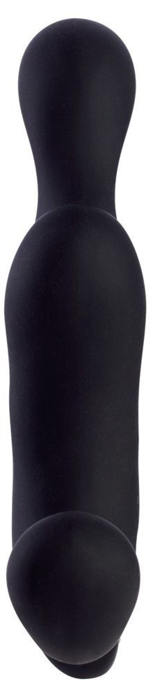 Черный вибромассажёр простаты Duke