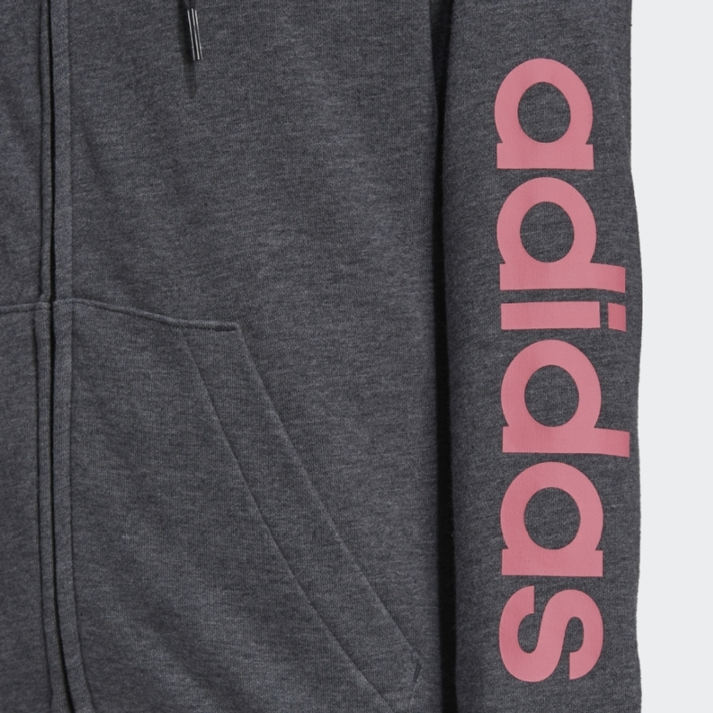 Толстовка женская ADIDAS W LIN FT FZ HD