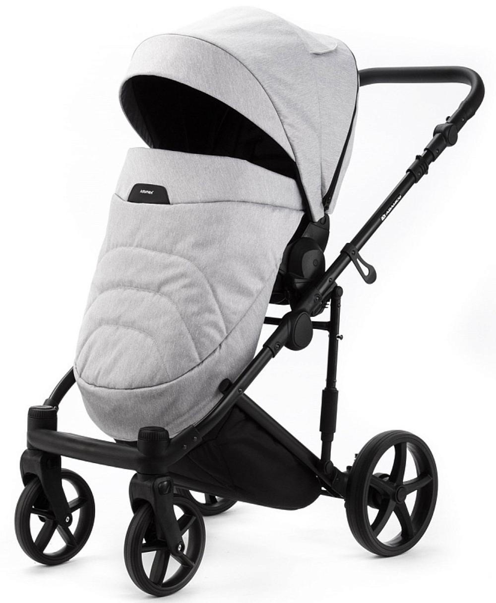 Детская коляска Adamex Zico New 2 в 1 ZN-TK01 TIP (СВЕТЛО-СЕРЫЙ)
