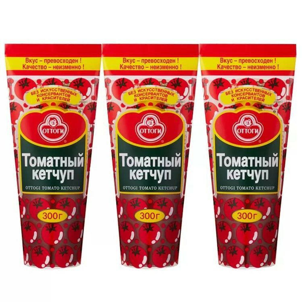 Кетчуп Ottogi Tomato Ketchup 300 г, 3 шт