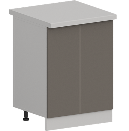 Кухня Модуль ШН 600 Графит / Грей Софт