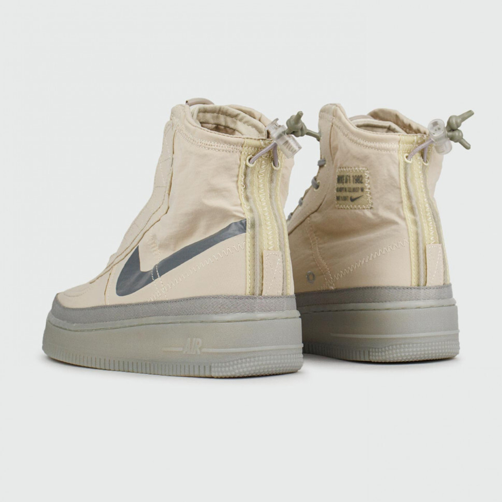 кроссовки Nike Air Force 1 Shell Beige / Grey Wmns BQ6096-002
