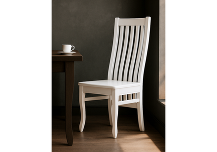 Стул деревянный Woodville Арлет белый, жесткий