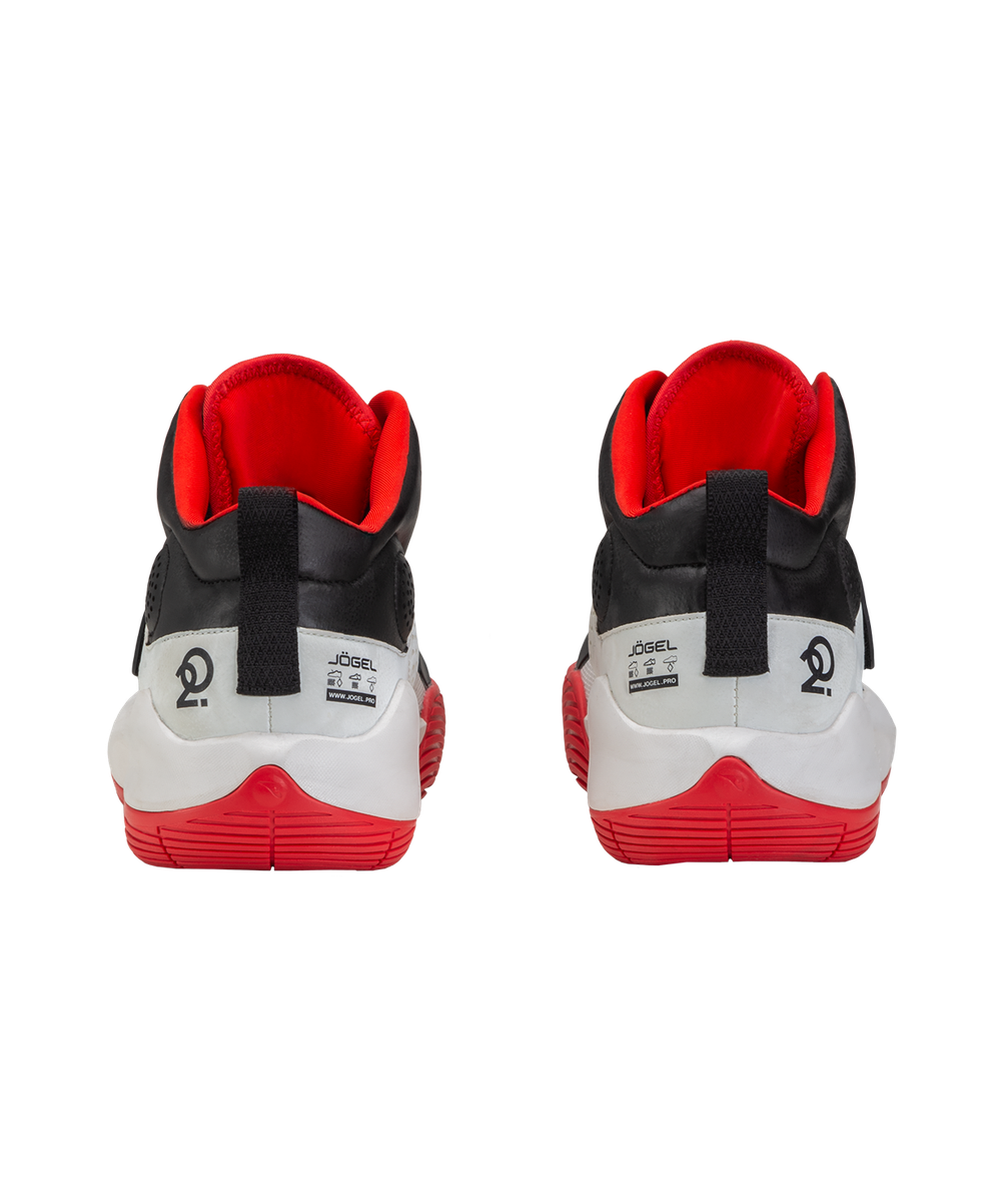 Кроссовки баскетбольные Launch MID, White/black/red