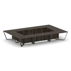 Steel Meet Стол переговорный прямоугольный KDK-PR.B.SP-20K Дуб Мали/Металл Антрацит 4800*3200*750