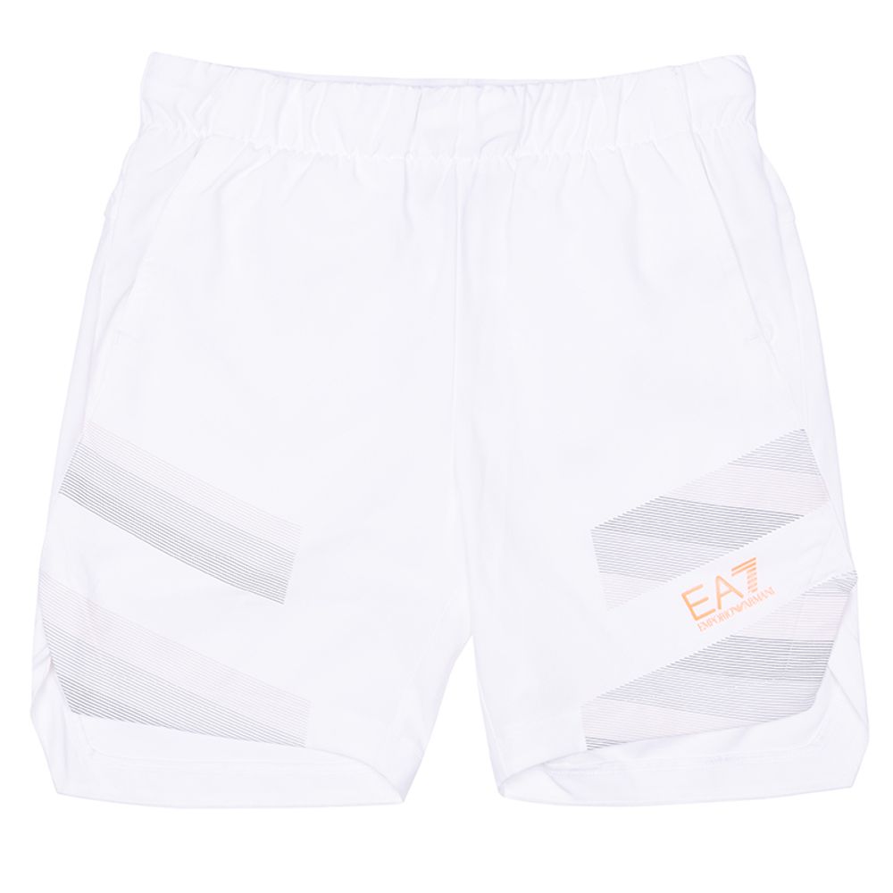 Шорты для мальчика теннисные EA7 Boy Woven Shorts - white