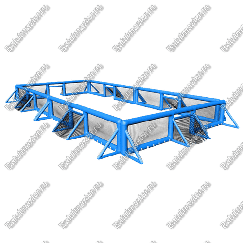 Надувная игровая комната "Спорт" размер 13*6,5*1,5 м