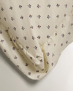 ZARA HOME ДЕТСКАЯ НАВОЛОЧКА С ОБОРКАМИ, ЭКРЮ