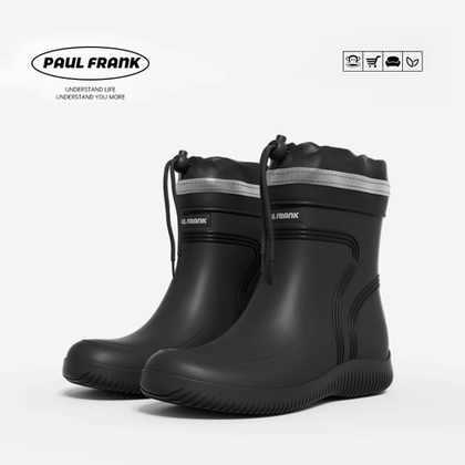 Сапоги резиновые с манжетой Paul Frank Not Bogged (Black)