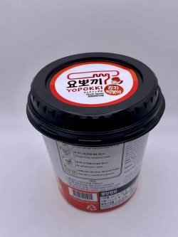 Рисовые палочки Topokki в соусе Кимчи , Kimchi Toppoki