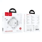 Гарнитура HOCO M1 Max, вкладыши, разъем Lightning, BT5.0 микрофон, кабель 1.2 м White