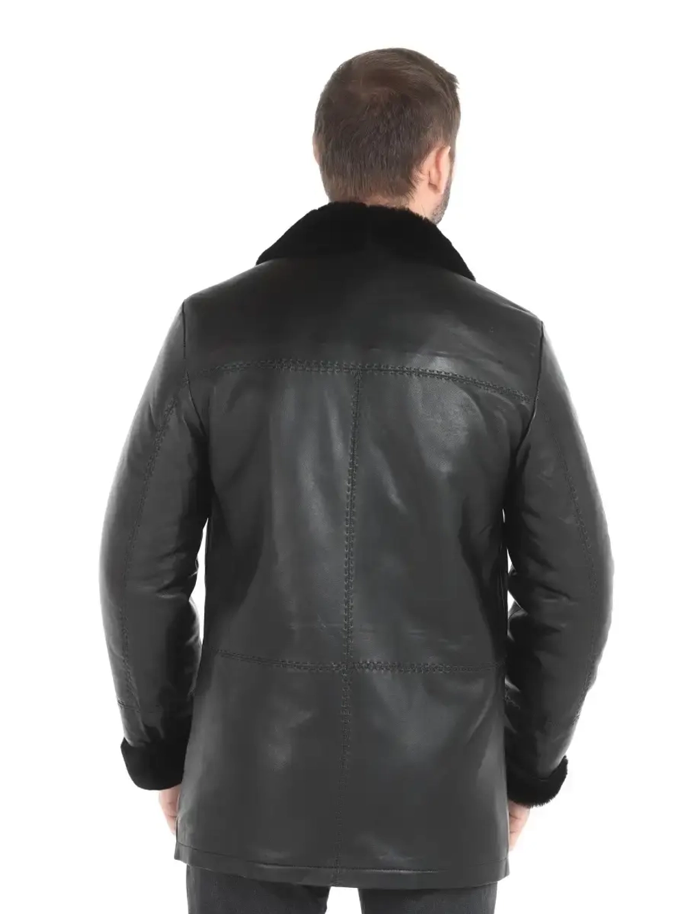 Дубленка мужская натуральная, на меху