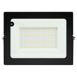 Прожектор светодиодный уличный ЭРА LPR-041-1-65K-050 50Вт 6500К 4000Лм IP65 датчик движения нерегулируемый