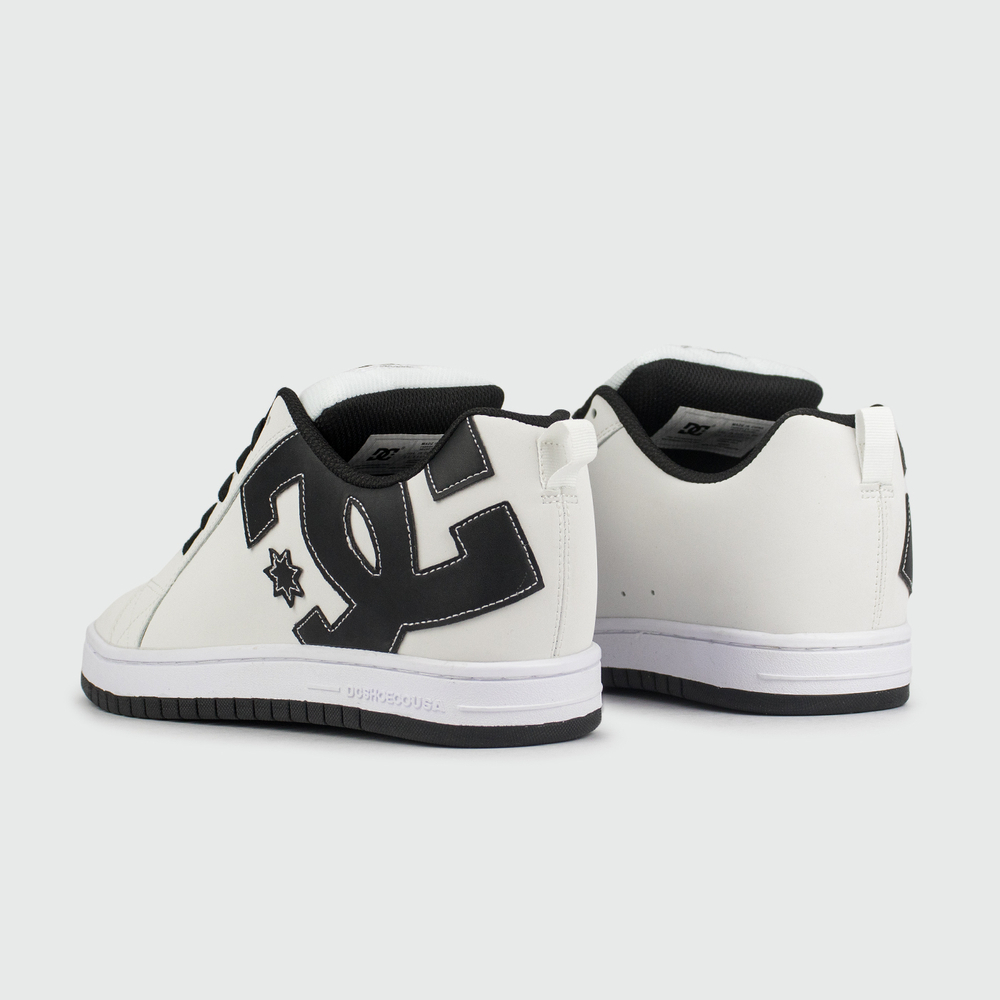 Кеды DC Shoes Court Graffik White / Logo Black