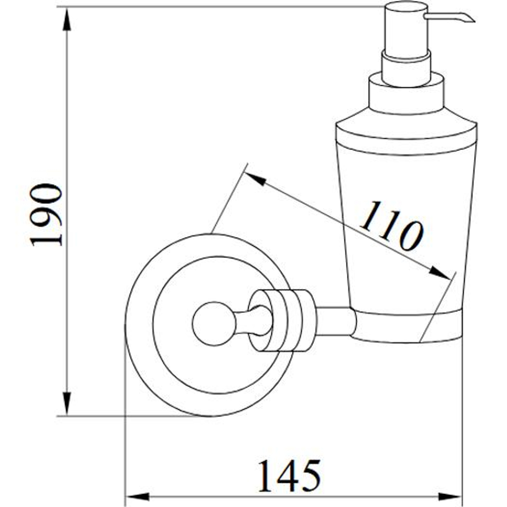 Дозатор Boheme Hermitage 10367 GOLD