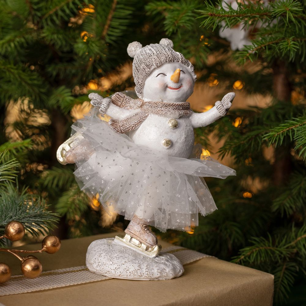 СТАТУЭТКА "СНЕГОВИК" 14Х7Х17,5 СМ